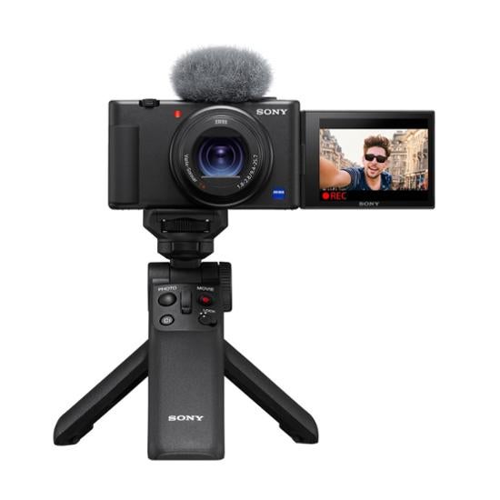 Sony Vlog Kamera ZV-1 inklusive Handgriff